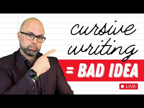 Why TEACHING CURSIVE