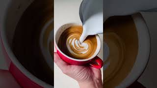 自學咖啡拉花練習-愛心/Practice Latte Art Heart