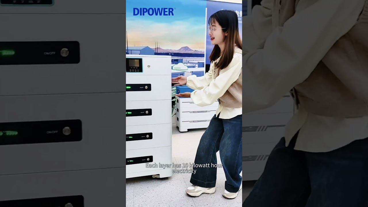 dipower Stacked home solar energy storage system