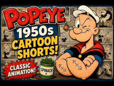 Popeye for President | Cartoon Shorts (1950s) | Classic Popeye Cartoons | Vintage Animation
