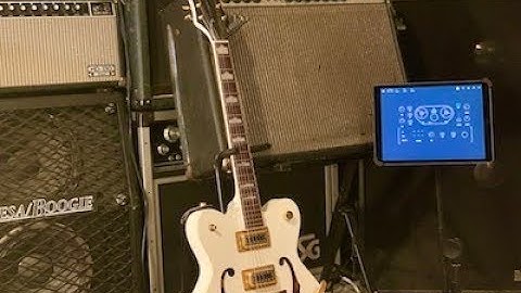 Guitar exploration with Imaginando K7D Analog Tape Delay iOS app, on 2017 iPad Pro