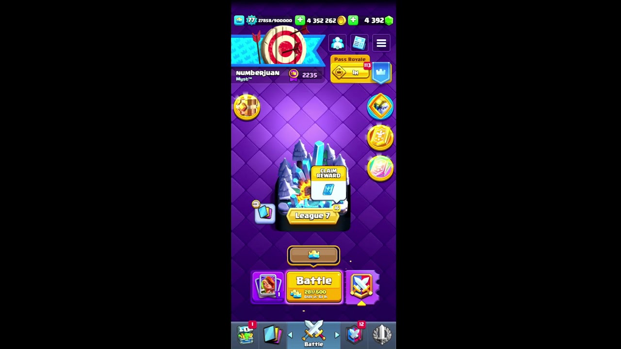 CLASH ROYALE TOP LADDER PUSH