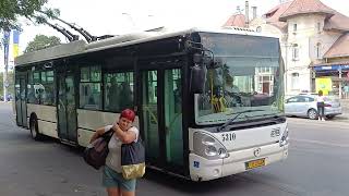Troleibuzul Irisbus Citelis Pe Linia 69 Părăsind Stația Gara Obor