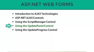 Het AJAX UpdatePanel-besturingselement gebruiken in ASP.Net (deel 30)