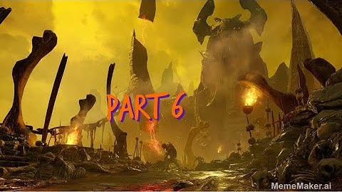 Doom 2016 Walkthrough Part 6 Into The Fire / Barons Of Hell Encounters (No commentary)
