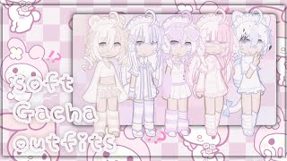 🤍Soft/pastel Gacha club outfits🤍 || CYBERSPXCE ||