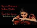 Learn the technique of indian violin  6th lesson the beginning of gamak