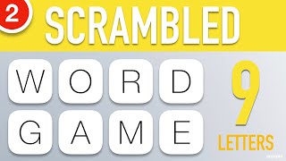 Scrambled Word Games Vol. 2 - Guess the Word Game (9 Letter Words) screenshot 2