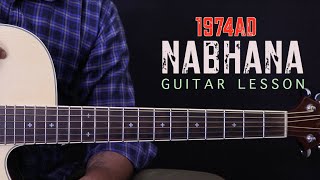 Video thumbnail of "navana mero maya lagchha vani GUITAR LESSON Song by 1974AD"