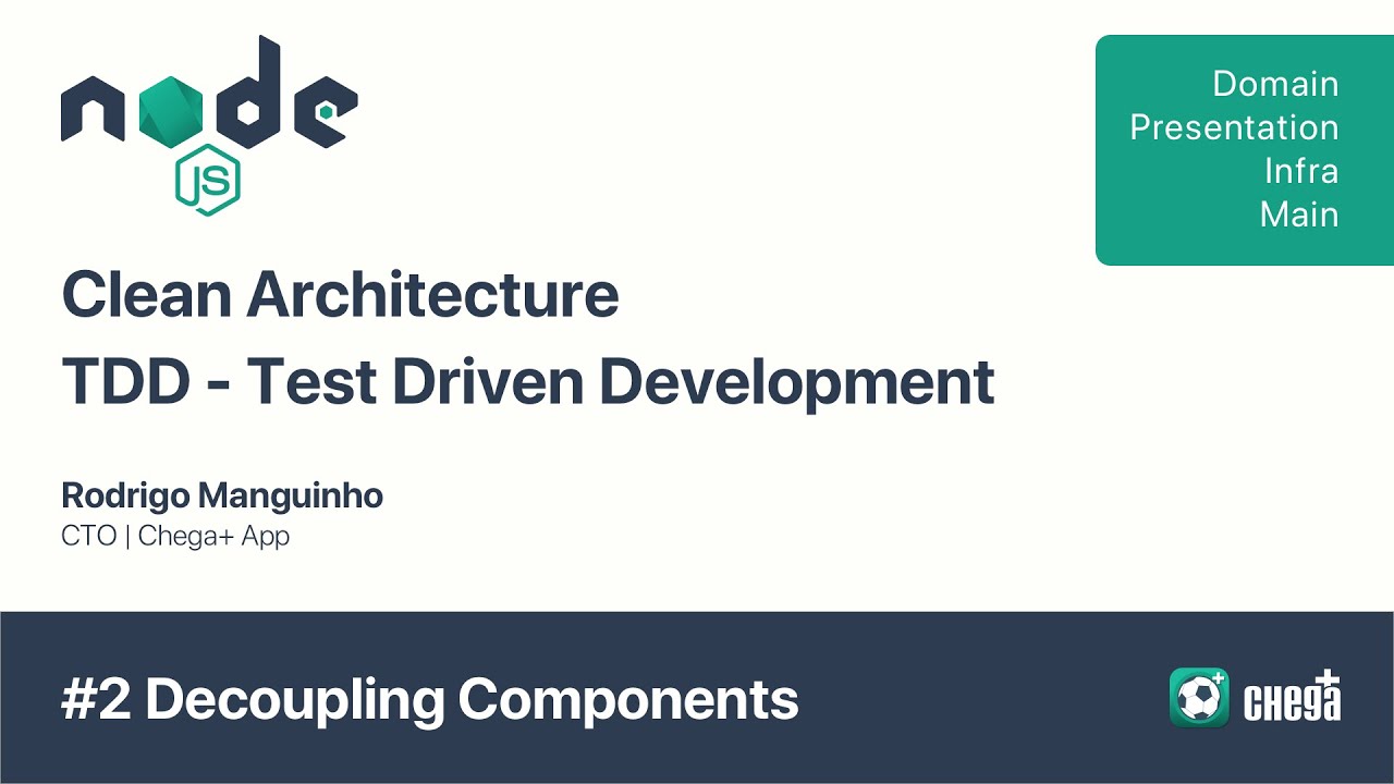 #2 API em NodeJS com Clean Architecture e TDD - Decoupling Components ...