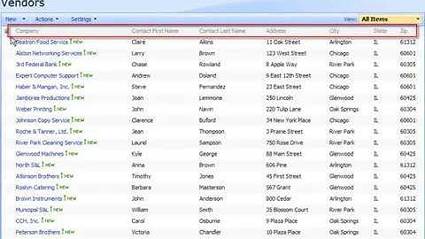 Using Sharepoint Lookup Columns