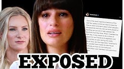 LEA MICHELE EXP0SED AGAIN? HEATHER MORRIS SLAMS HER. LEA SPEAKS OUT! APOLOGY ANALYSIS