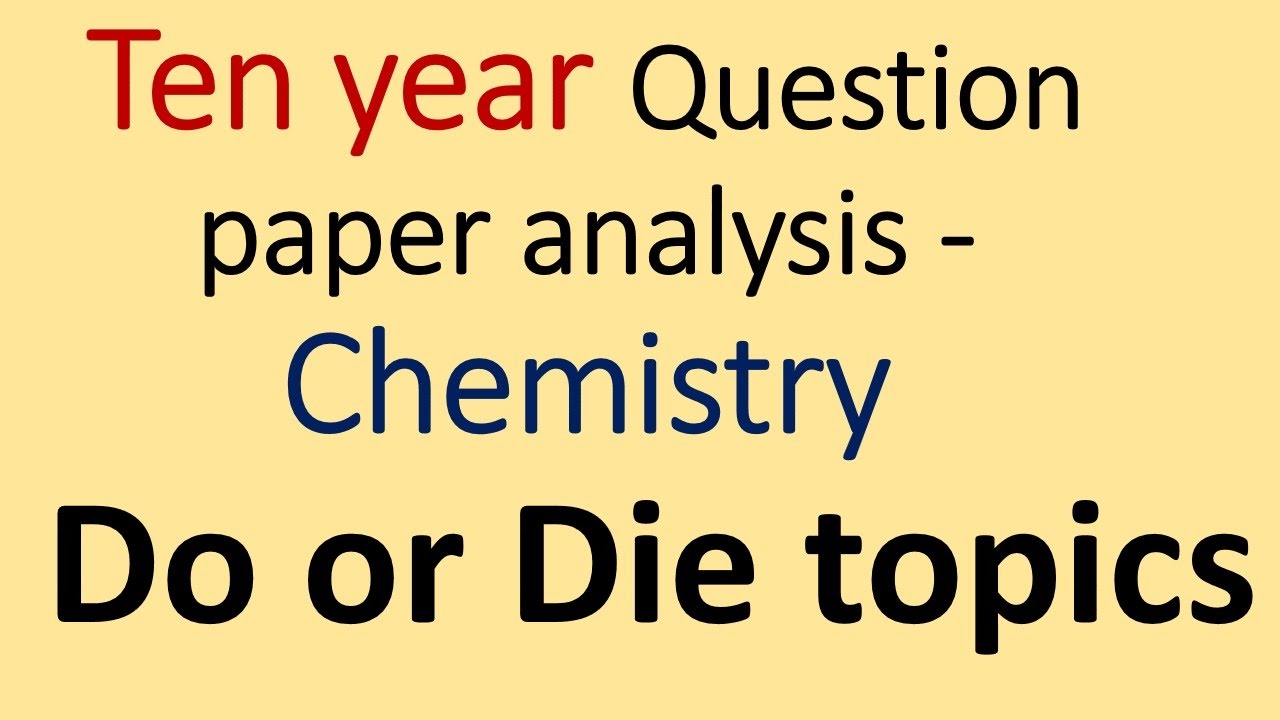 chemistry topics