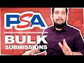 In-Depth Guide for Bulk PSA Submissions - Submitting Bulk PSA orders