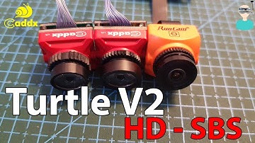 Caddx Turtle V2 Vs. V1 Vs. Runcam Split Mini 2 - HD SBS