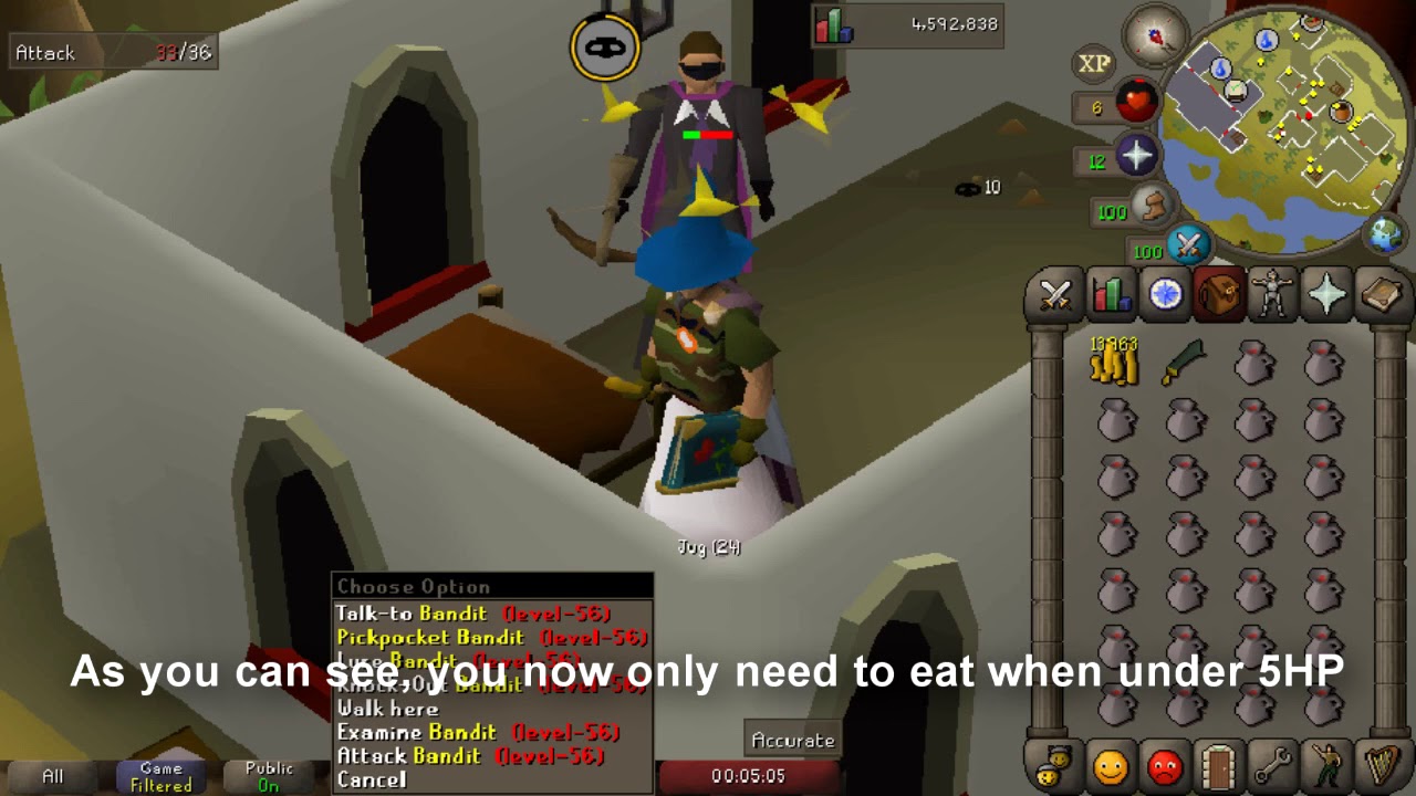 Blackjacking postcoin pouch update [OSRS] YouTube