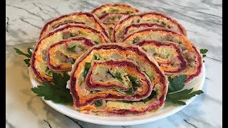 Селедка в Лаваше Обалденная Праздничная Закуска на Новый Год!!! / Herring in Pita Bread