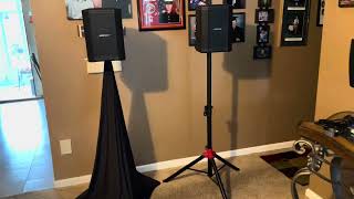 Bose S1 Pro stands and scrims.