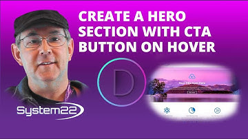 Divi Theme Create A Hero Section With CTA Button On Hover 👍👈
