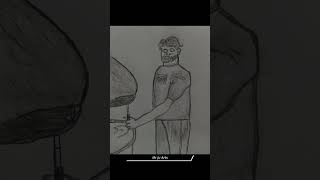 Wait for the end 🤭🤣🤣Funny video🤣 #sketch #drawing #funnymoment #funny #funnyreels #funnyvideo #art