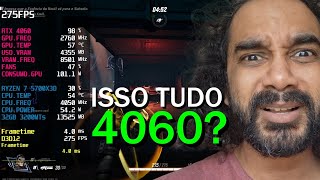RTX 4060 NO MARVEL RIVALS COM O RYZEN 7 5700X3D