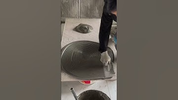 Applying wet mortar #tools #work #short #fpy #viral