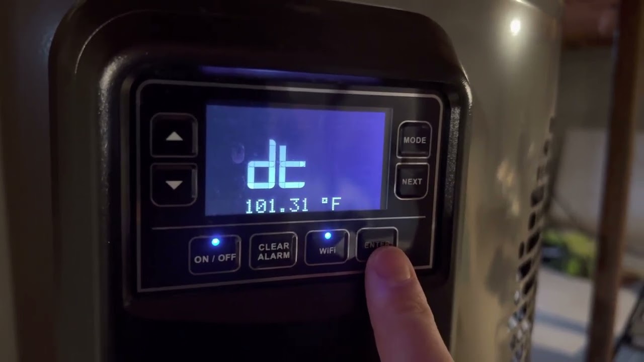 How to enter and use Test Mode on a Rheem Hybrid Water Heater - YouTube