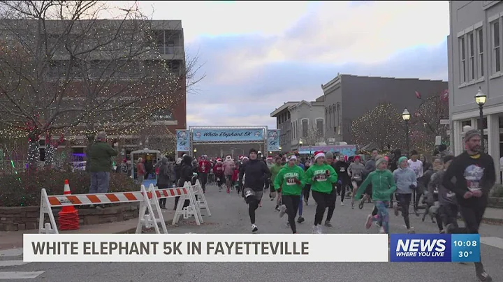 Locals run in White Elephant 5K in Fayetteville