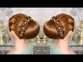 PEINADO PARA GRADUACION RECOGIDO CON FLORES | bun flowers hairstyle