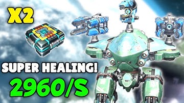 Crazy HEALING POWER! Tesla MUROMETZ With 2x SELF FIX UNIT War Robots NEW Test Server Gameplay WR
