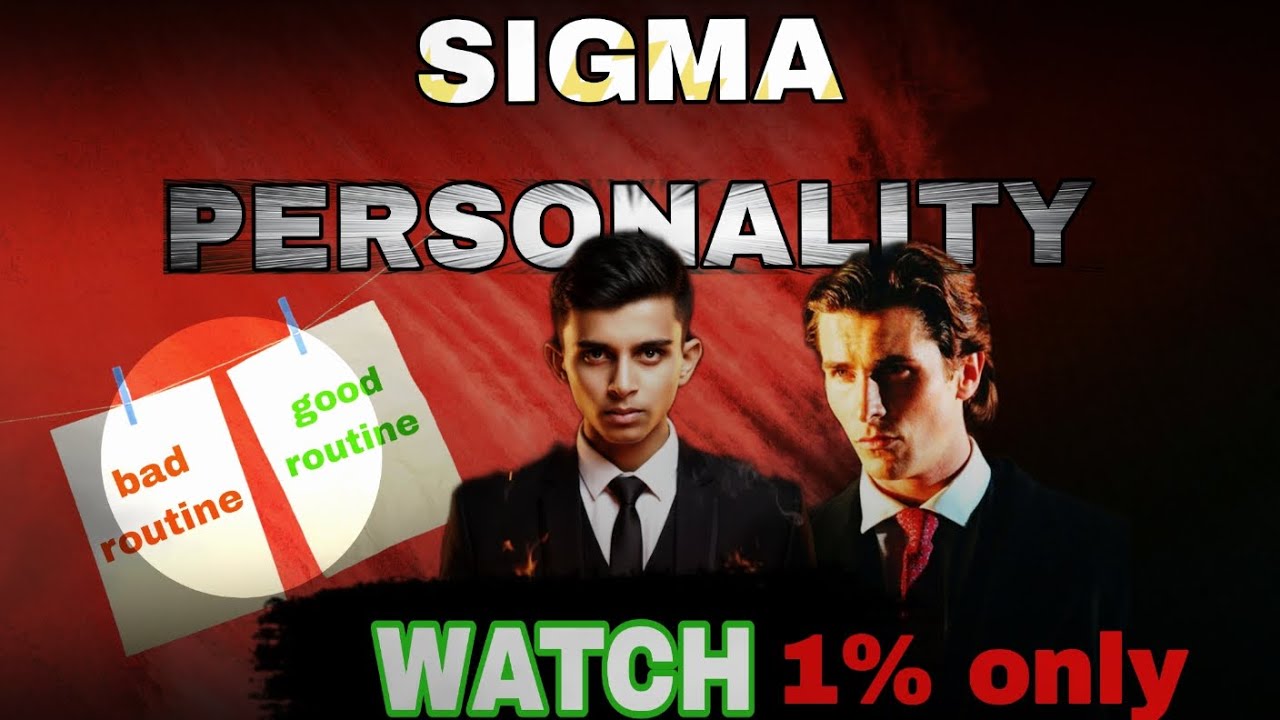 SIGMA PERSONALITY | watch just 1% routine only 🗿🌍 Sigma personality ಅಂದರೆ ಏನು?