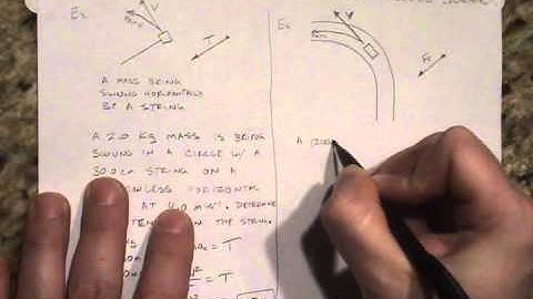 Circular Motion Part 4 - Examples of centripetal force problems