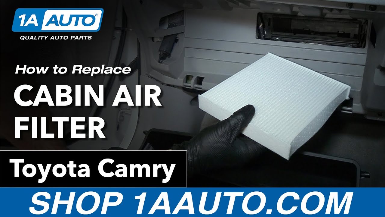 How to Replace Cabin Air Filter 06-11 Toyota Camry - YouTube