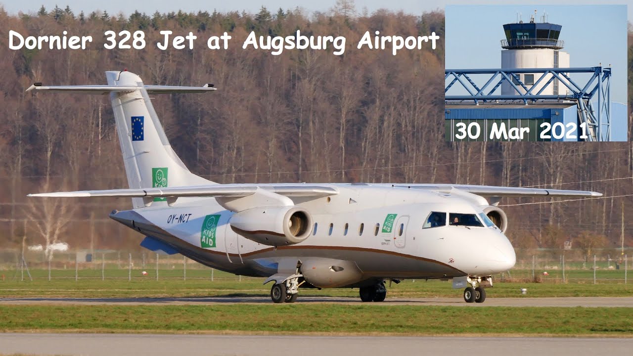 Dornier 328Jet in Augsburg Airport - 30 March 2021 -