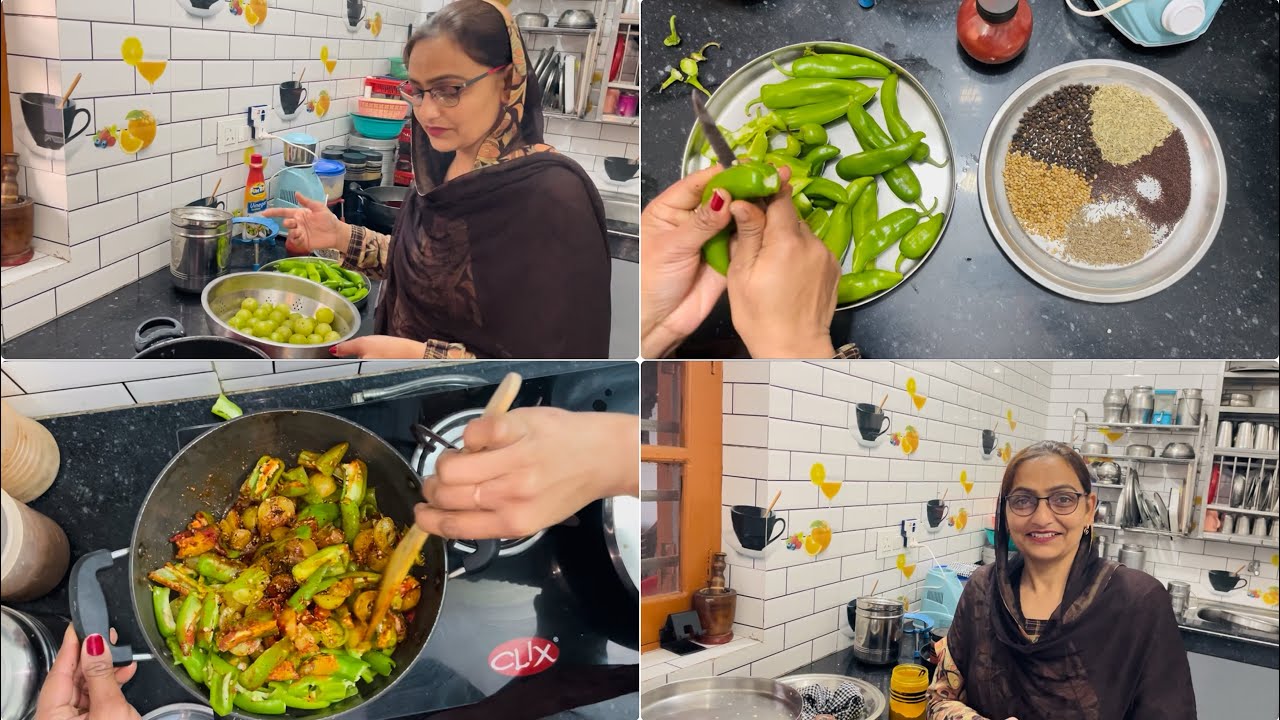 ਔਲੇ ਅਤੇ ਮਿਰਚ ਦਾ ਆਚਾਰ ਬਹੁਤ ਹੀ ਸੌਖੇ ਤਰੀਕੇ ਨਾਲ ਬਣਾਓ 🤗 amla te mirch da achaar आंवला और मिर्च का अचार