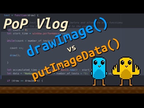 drawImage VS putImageData HTML5 Canvas & JavaScript