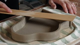판작업으로 만드는 도자기 화병 : Making a ceramic vase [ONDO STUDIO]