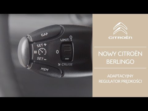 Citroën Berlingo: Adaptacyjny Regulator Prędkości - Youtube