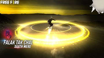 Falak Tak chal saath mere 🥰 || free fire new trend video || ( XML+CLIP+EFFECT )⬇️ #status