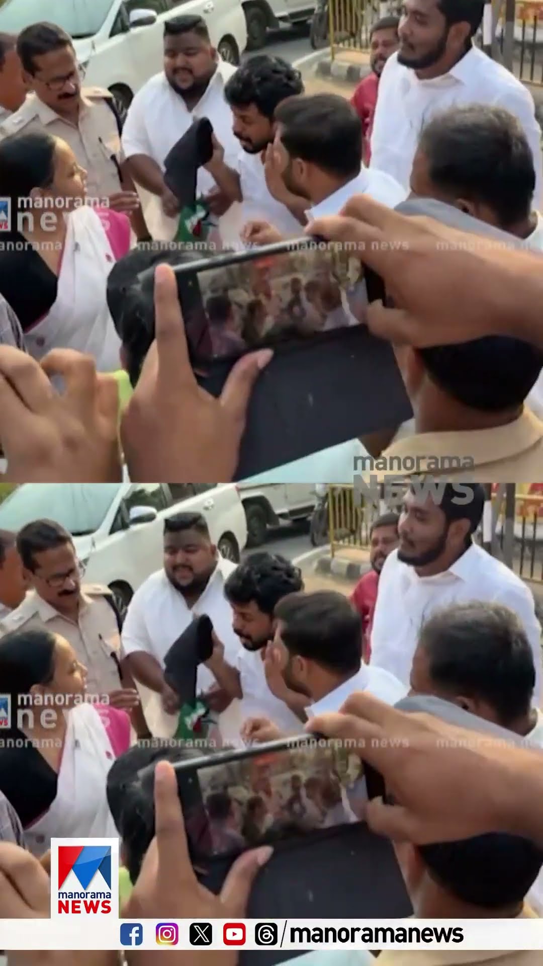 റാന്നിയില്‍ ആരോഗ്യമന്ത്രിയുടെ വാഹനം തടഞ്ഞ് യൂത്ത് കോണ്‍ഗ്രസ് പ്രതിഷേധം #VeenaGeorge #YouthCongress