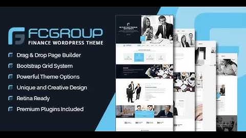 Finance Group - Corporate WordPress Theme | Themeforest Website Templates and Themes