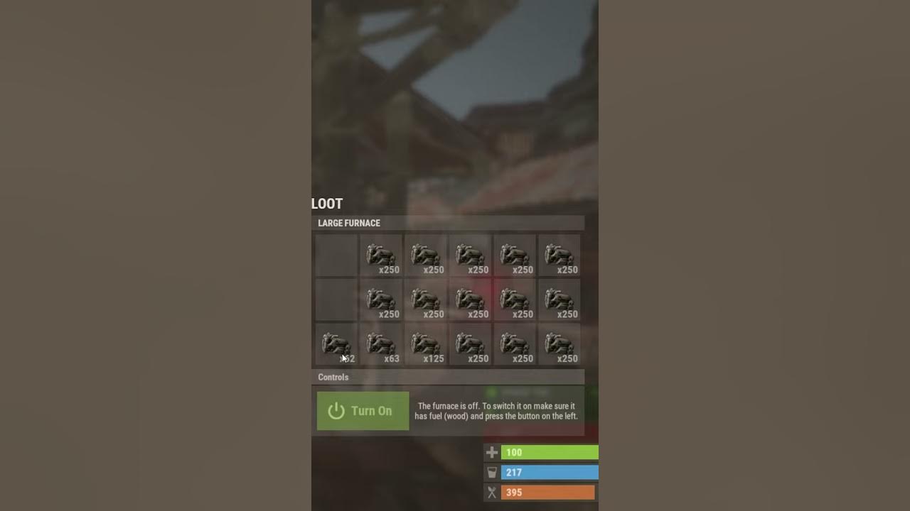 FAST FURNACE TRICK How To Run Large Furnaces Quickly Shorts Rust