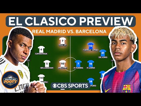 EL CLASICO PREVIEW! Real Madrid vs. Barcelona Predictions | Lamine Comments w/ Ibai | Morning Footy