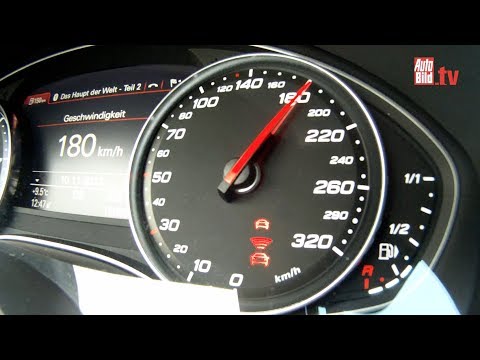 313 km/h - Audi RS 6 Avant - Der Beweis auf dem Tacho