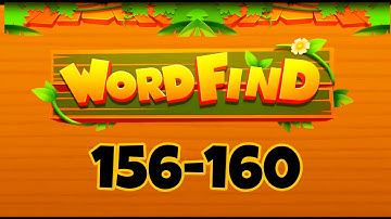 WORD FIND Word Connect Games level 156 157 158 159 160