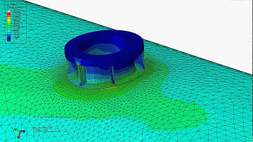 Nozzle flange and pressure vessel