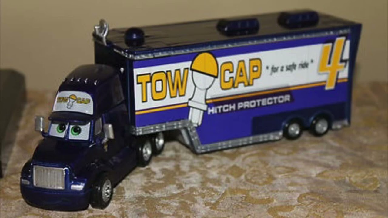 Disney Cars Tow Cap hauler a Cancelled Diecast 