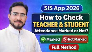 SIS App 2026: How to Check Teacher & Student Attendance Marked or Not? #sis StudentAttendance screenshot 5