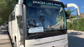 How to get from the Split Airport to the city of Split - Split Croatia - ECTV