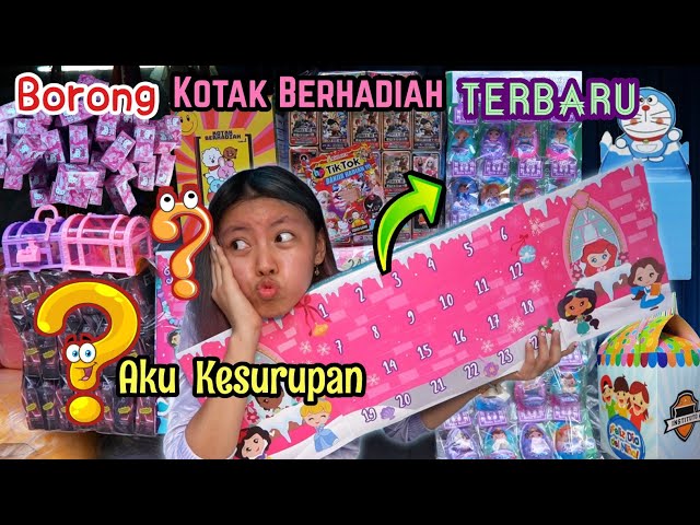 BORONG KOTAK BERHADIAH DI PASAR MAINAN SAMPAI KESURUPAN ! Prank Penjual Semua Ketawa class=